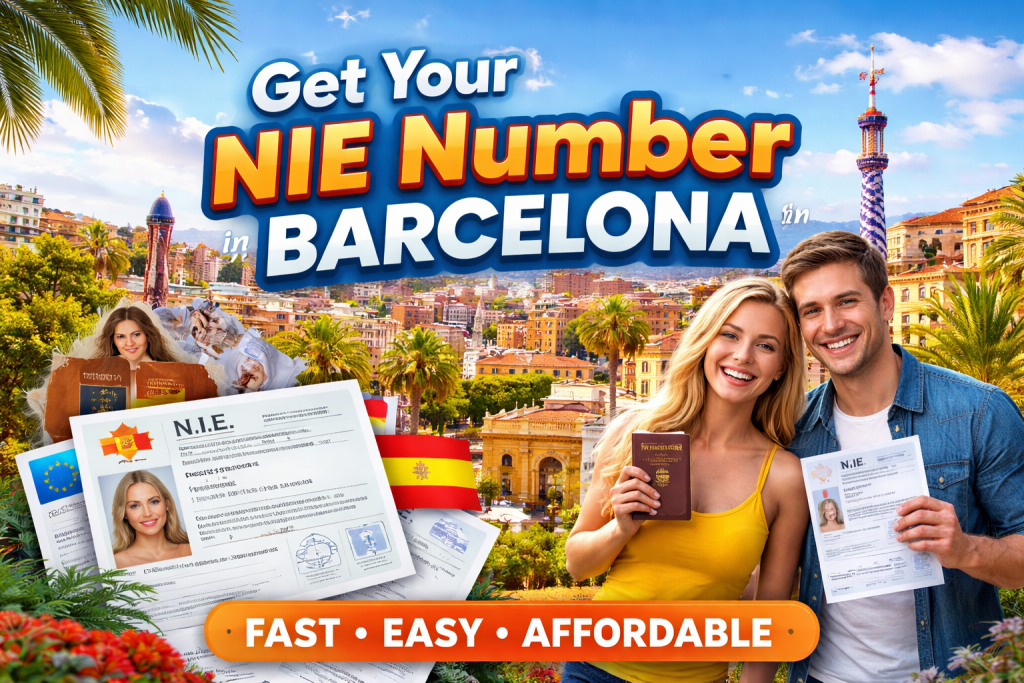 NIE NUMBER BARCELONA 2026 PICTURE GUIDE