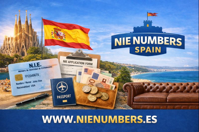NIE NUMBER SPAIN LOGO
