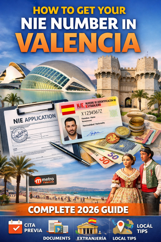 A photo guide on how to get a nie number in valencia